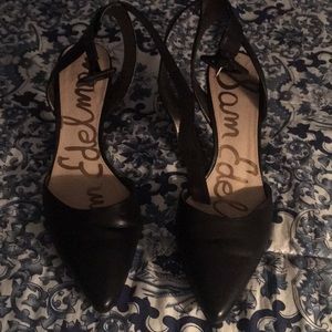 Sam Edelman Black Leather shoes